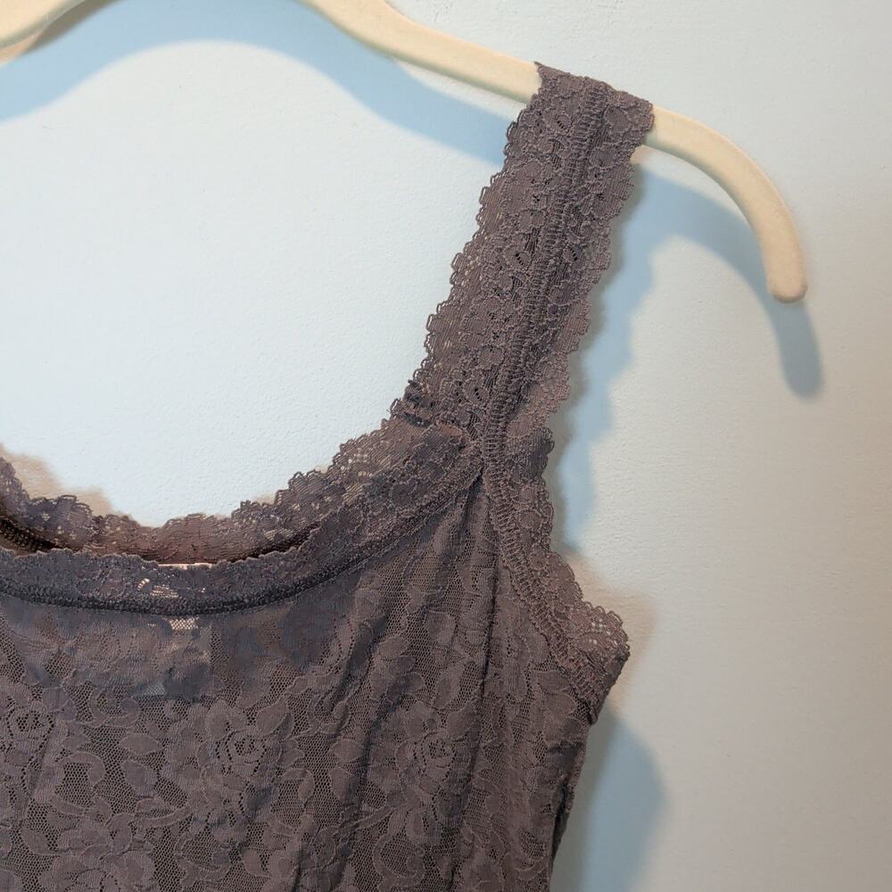 Hanky Panky Women's Sz S Signature Sheer Lace Camisole Stretch Sexy - Picture 2 of 5